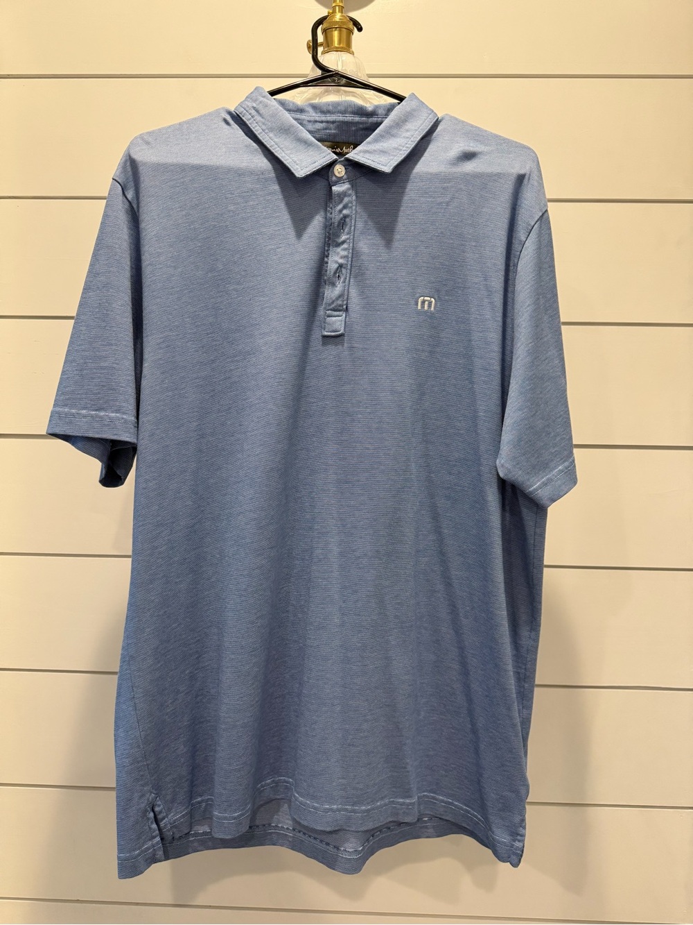 Travis Mathew - Men's Light Blue Polo Shirt
